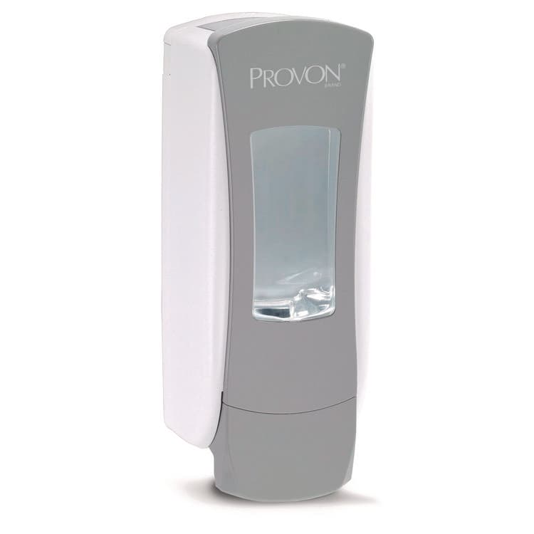 GO-JO INDUSTRIES ADX-12 Dispenser, 1,250 mL, 4.64 x 3.94 x 11.89, Gray/White, 6/Carton (GOJ887106CT)