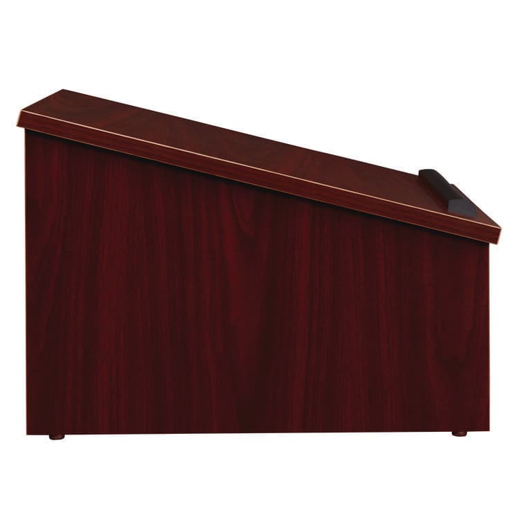 NATIONAL PUBLIC SEATING Tabletop Lectern, 23.75 x 19.88 x 13.75, Mahogany (NPS22MY) thumbnail 3