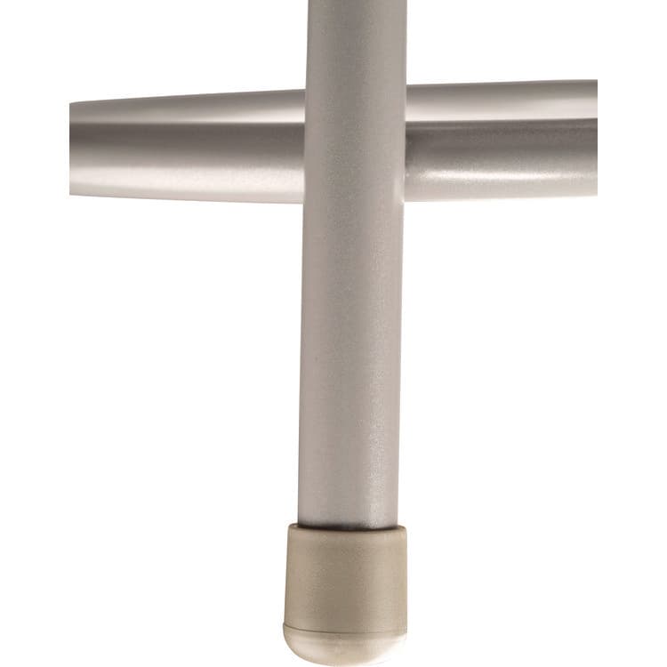 NATIONAL PUBLIC SEATING 6200 Series Heavy Duty Steel Stool, Backless, Supports Up to 500 lb, 18" Seat Height, Brown Seat, Gray Base (NPS6218) thumbnail 4