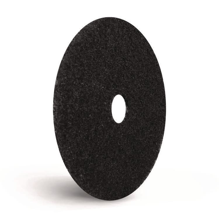 AMERICO MANUFACTURING CO Stripping Pad, 16" Diameter, Black, 5/Carton (AM7400116) thumbnail 4