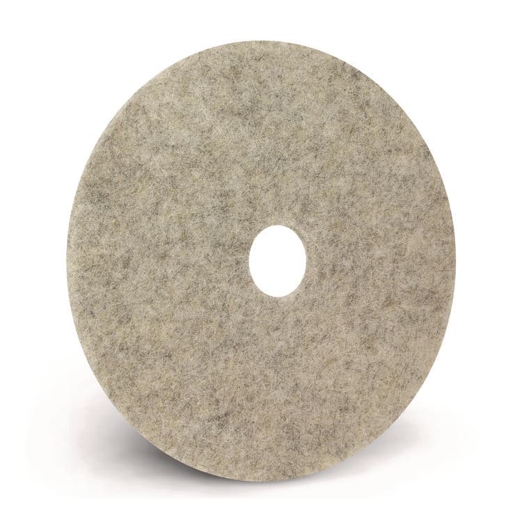 AMERICO MANUFACTURING CO Porko Plus Burnishing Pad, 20" Diameter, Brown, 5/Carton (AM7401820) thumbnail 3