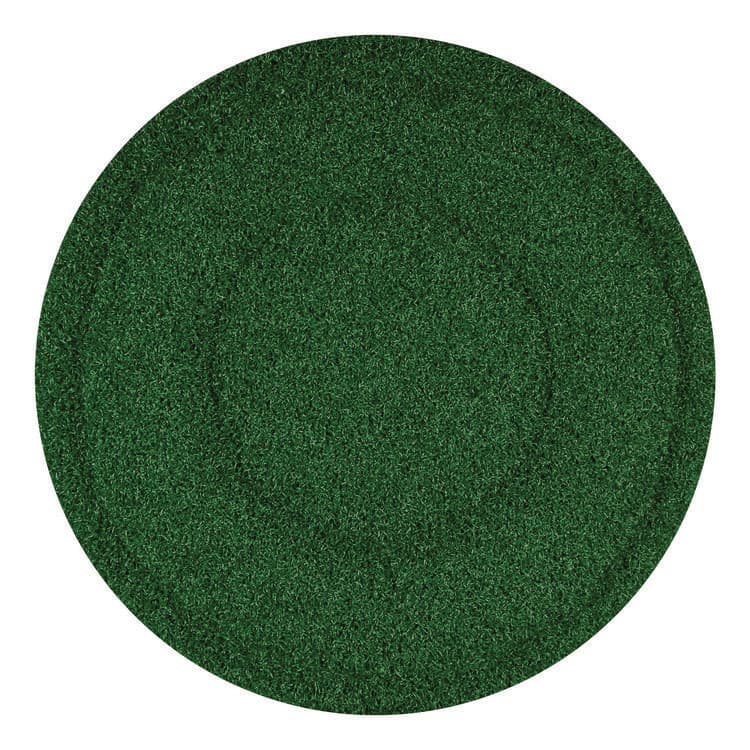 AMERICO MANUFACTURING CO TurfScrub Brush Floor Pad, 20" Diameter, Green, 4/Carton (AM7402920)