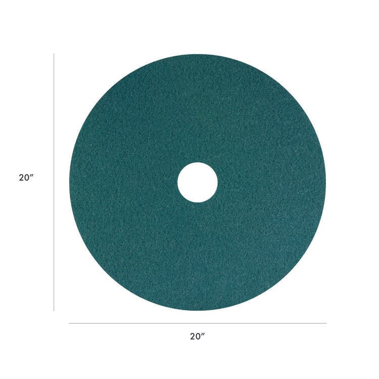 AMERICO MANUFACTURING CO SmartScrub Floor Pad, 20" Diameter, Blue/Yellow, 5/Carton (AM7403020) thumbnail 2