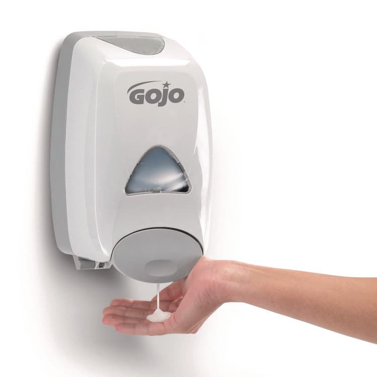 GO-JO INDUSTRIES FMX-12 Soap Dispenser, 1,250 mL, 6.12 x 5.13 x 10.5, Gray/White (GOJ515006) thumbnail 2