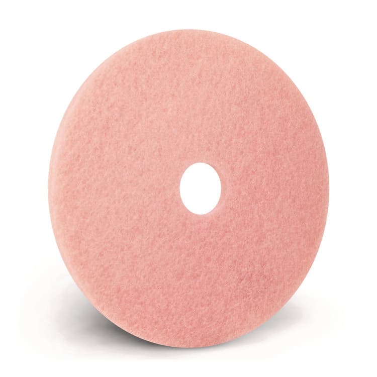 AMERICO MANUFACTURING CO Remover Burnishing Pads, 20", Pink, 5/Carton (AM7403420) thumbnail 3