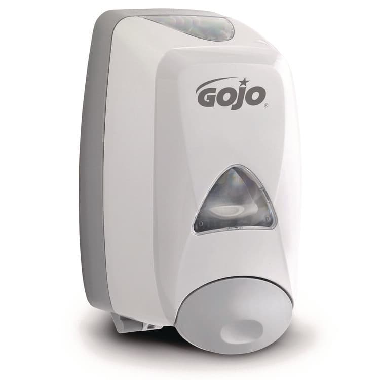 GO-JO INDUSTRIES FMX-12 Soap Dispenser, 1,250 mL, 6.12 x 5.13 x 10.5, Gray/White (GOJ515006)