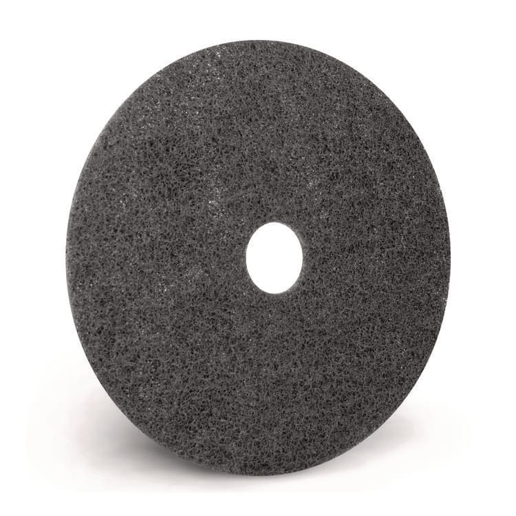 AMERICO MANUFACTURING CO Titan Stripping Pad, 20" Diameter, Gray, 5/Carton (AM7430320) thumbnail 3