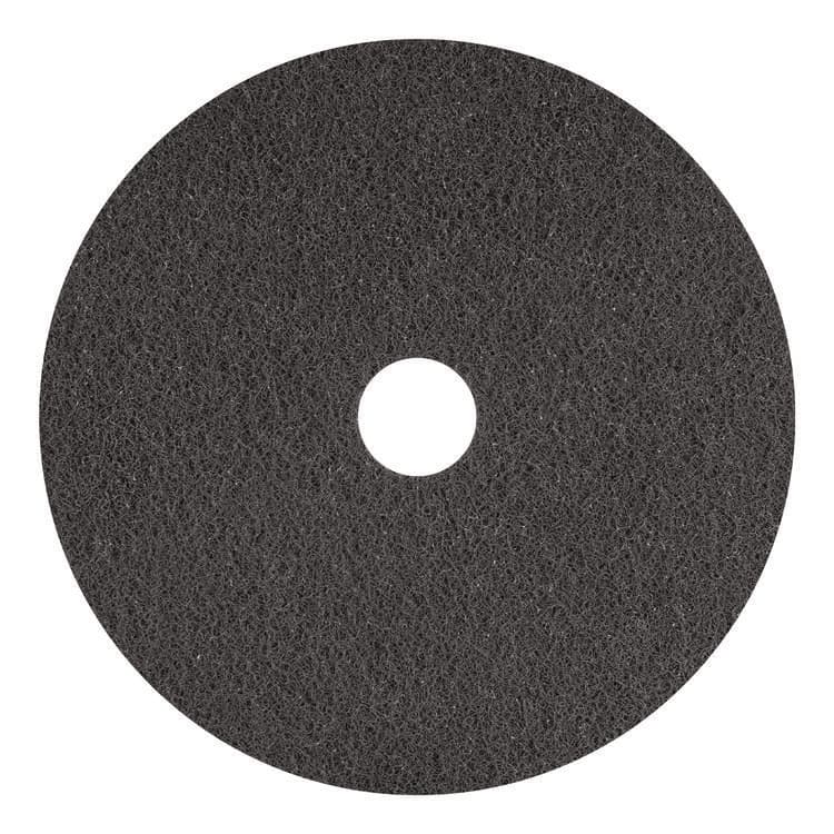 AMERICO MANUFACTURING CO Titan Stripping Pad, 20" Diameter, Gray, 5/Carton (AM7430320)