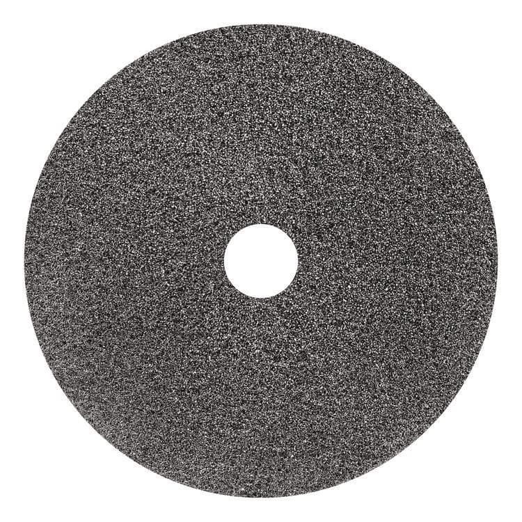 AMERICO MANUFACTURING CO Black Diamond 800 Grit Deep Cleaning Pad, 20" Diameter, Black/Gray, 2/Carton (AM7442220)