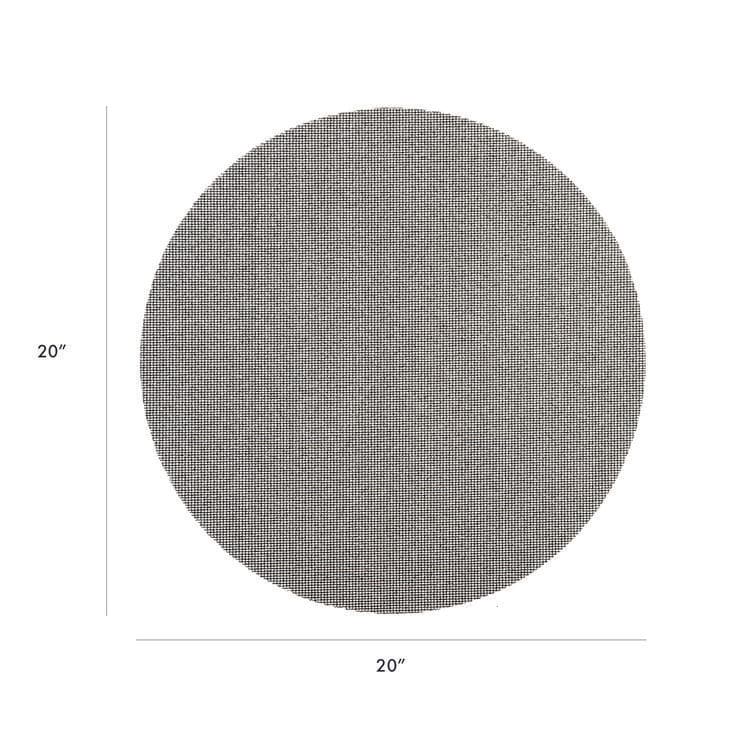 AMERICO MANUFACTURING CO Sand Screen Discs, 20" Diameter, 60 Grit, Gray, 10/Carton (AM7506020) thumbnail 2