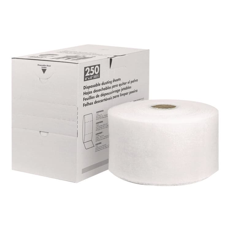 AMERICO MANUFACTURING CO TrapEze Disposable Dusting Sheets, 5" x 6", 250 Sheets/Roll (AM7582508)