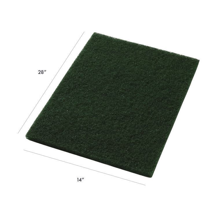 AMERICO MANUFACTURING CO Scrubbing Pad, 14 x 28, Green, 5/Carton (AM740031428) thumbnail 2