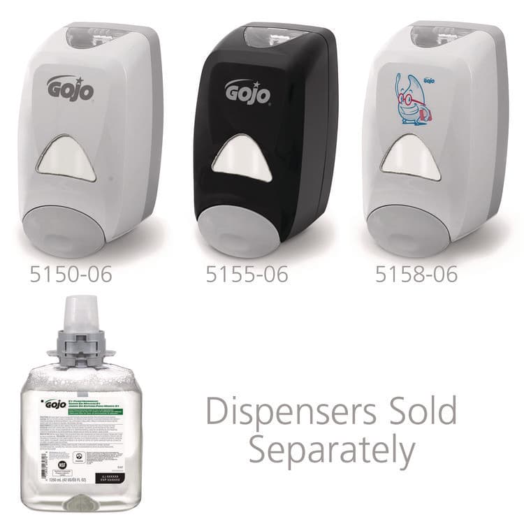 GO-JO INDUSTRIES E1 Foam Handwash Refill, Fragrance-Free, 1,250 mL, 4/Carton (GOJ516704CT) thumbnail 3