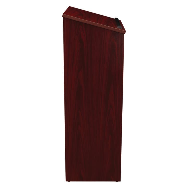 NATIONAL PUBLIC SEATING Full Floor Lectern, 23 x 16 x 46.5, Mahogany (NPS222MY) thumbnail 3