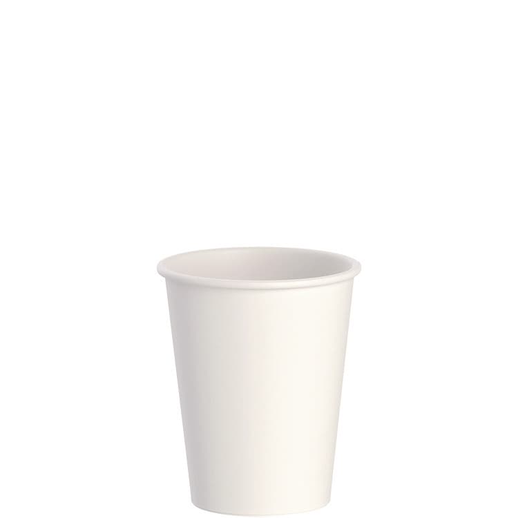 DART Thermoguard Insulated Paper Hot Cups, 8 oz, White Sustainable Forest Design, 40/Pack (DCCDWTG8WPK)