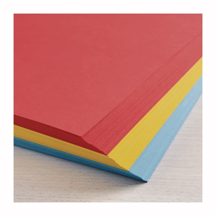NEENAH PAPER Color Cardstock -"Primary" Assortment, 65 lb Cover Weight, 8.5 x 11, Assorted Primary Colors, 150/Pack (WAU91048) thumbnail 2