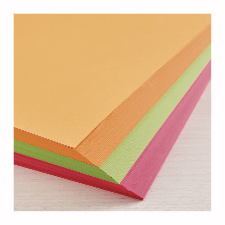 NEENAH PAPER Color Cardstock -"Bright" Assortment, 65 lb Cover Weight, 8.5 x 11, Assorted, 150/Pack (WAU91074) thumbnail 2