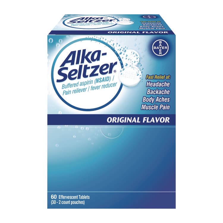 ACME UNITED CORPORATION Buffered Aspirin (NSAID) Tablets, 2/Pack, 30 Packs/Box (PFY64038)