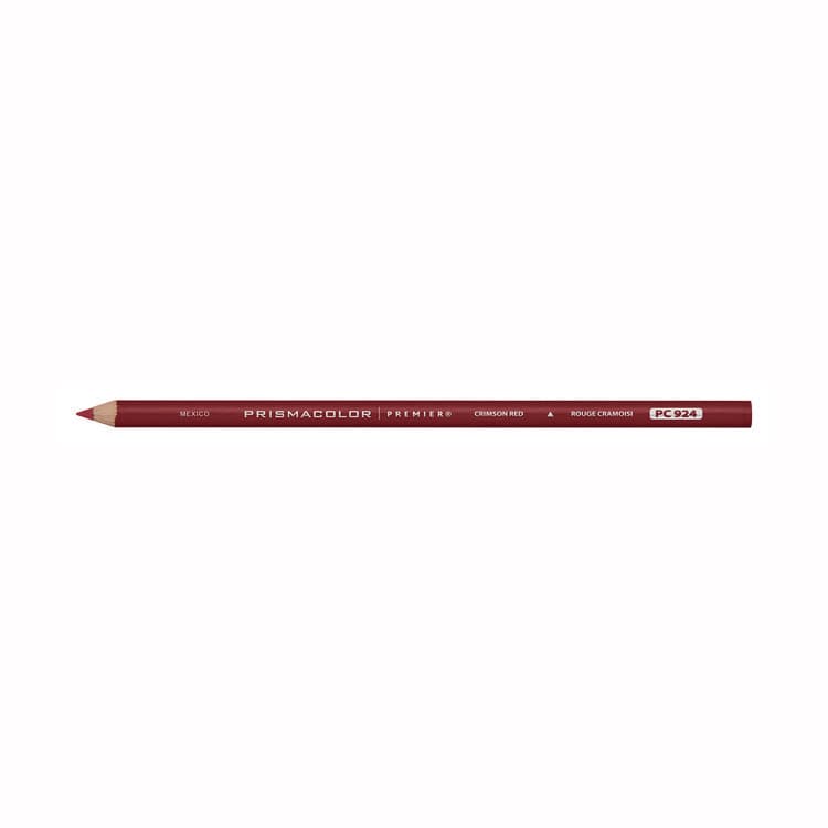SANFORD Premier Colored Pencil, Crimson Red Lead, Crimson Red Barrel, 12/Pack (SAN3353) thumbnail 2