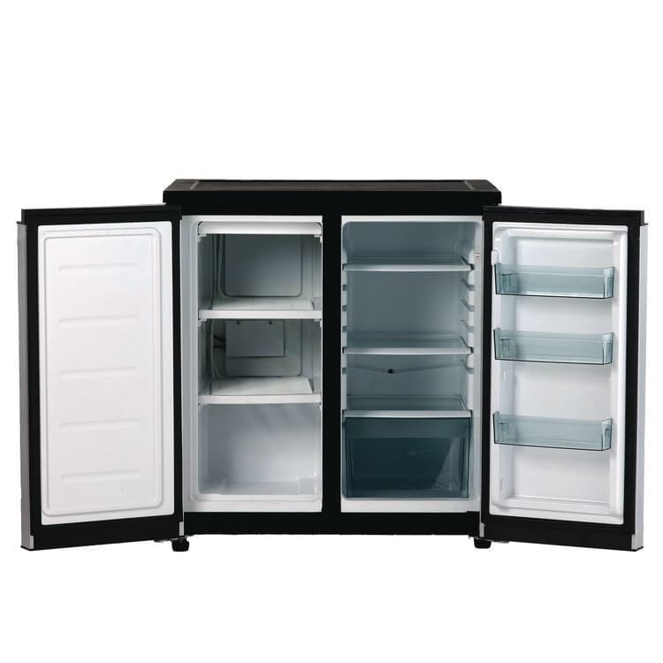 AVANTI 5.5 Cu.Ft. Side by Side Refrigerator/Freezer, Black/Platinum (AVARMS551SS) thumbnail 4