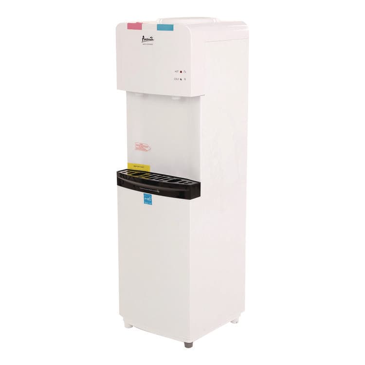 AVANTI Hot and Cold Water Stand Up Dispenser, 3 gal to 5 gal, 11 x 12 x 36, White (AVAWDHC770I0W) thumbnail 3