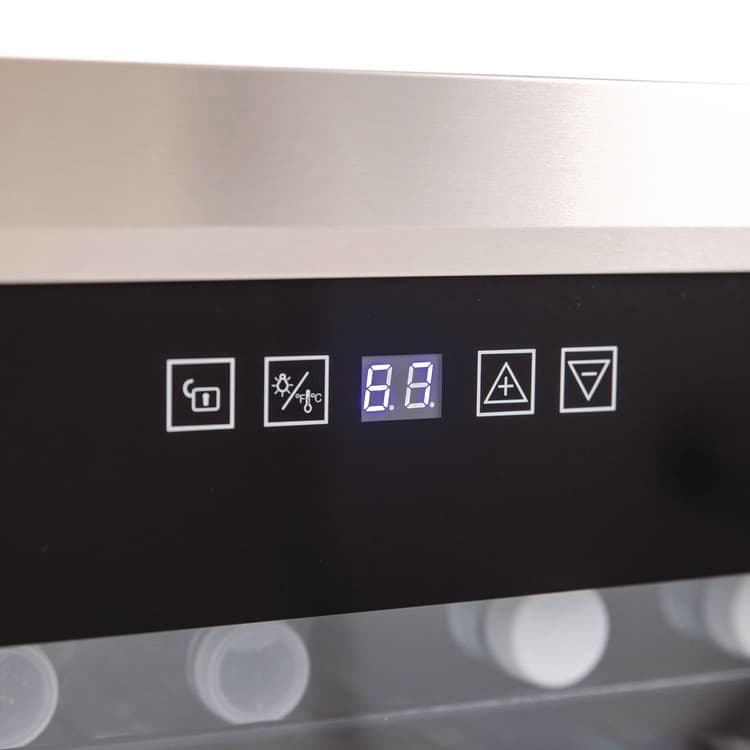 AVANTI 3 Cu. Ft. Refrigerator/Beverage Cooler, 18.75 x 19.5 x 33.75, Black/Stainless Steel Framed Glass Door (AVABCA306SSIS) thumbnail 2