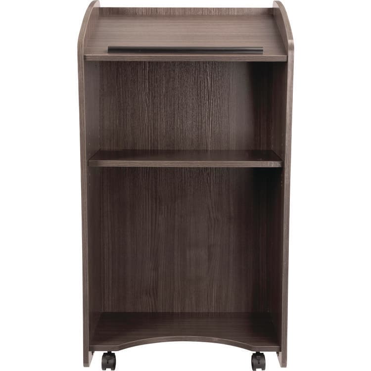 NATIONAL PUBLIC SEATING Vision Lectern, 24 x 21 x 46, Ribbonwood (NPS611RW) thumbnail 4