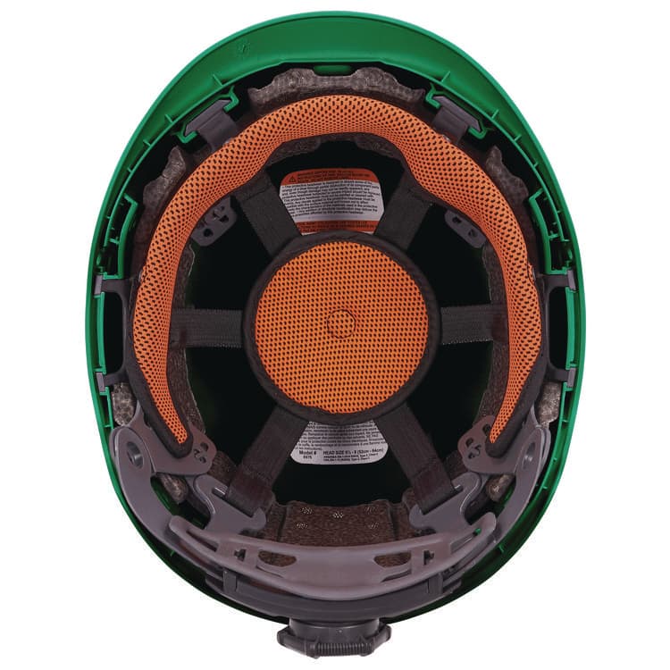 ERGODYNE CORPORATION Skullerz 8976 Class E Safety Helmet, 6-Point Ratchet Suspension, Green, (EGO60262) thumbnail 4