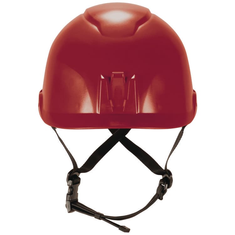 ERGODYNE CORPORATION Skullerz 8976 Class E Safety Helmet, 6-Point Ratchet Suspension, Red (EGO60263) thumbnail 2
