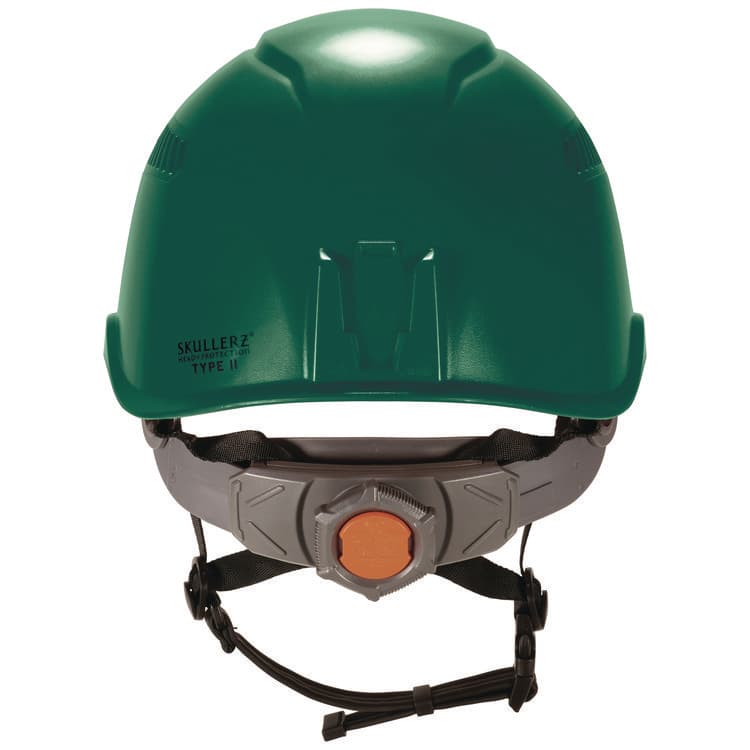 ERGODYNE CORPORATION Skullerz 8977 Class C Safety Helmet with Adjustable Venting, 6-Point Ratchet Suspension, Green (EGO60267) thumbnail 3