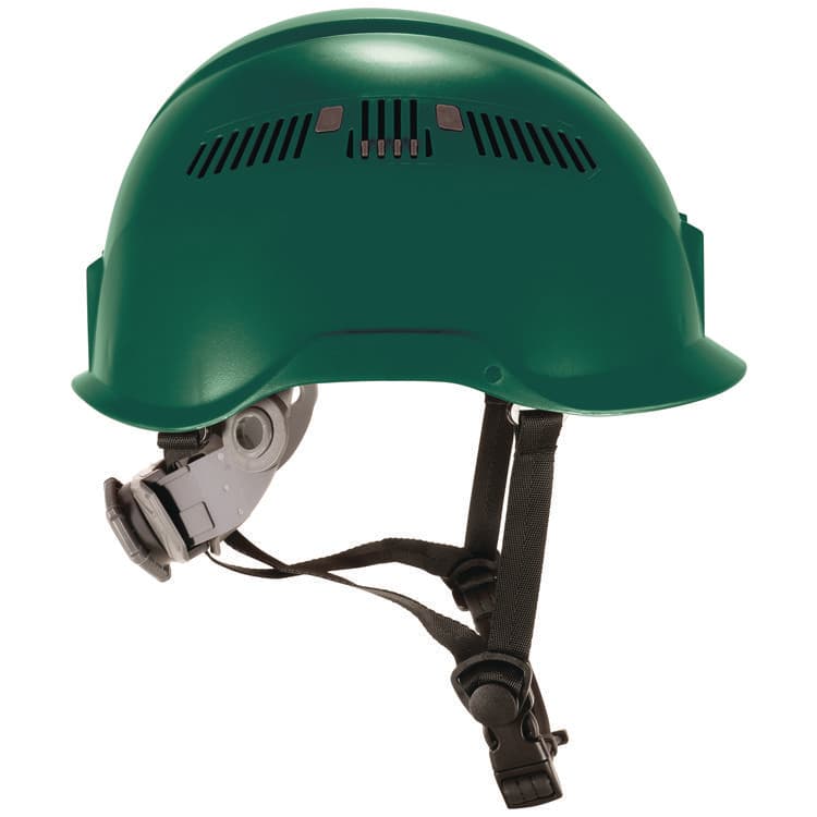 ERGODYNE CORPORATION Skullerz 8977 Class C Safety Helmet with Adjustable Venting, 6-Point Ratchet Suspension, Green (EGO60267) thumbnail 4
