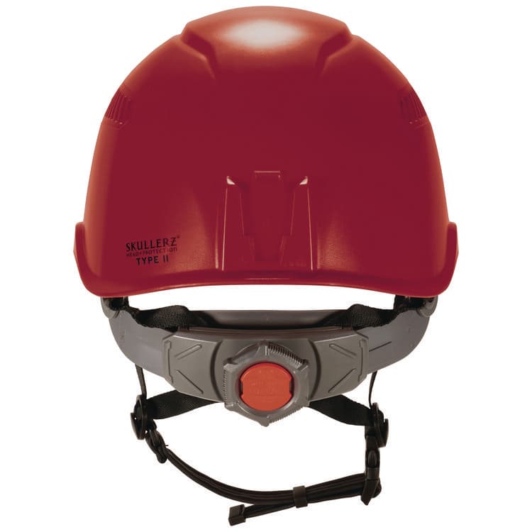 ERGODYNE CORPORATION Skullerz 8977 Class C Safety Helmet with Adjustable Venting, 6-Point Ratchet Suspension, Red (EGO60268) thumbnail 3
