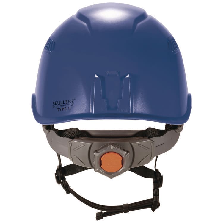 ERGODYNE CORPORATION Skullerz 8977 Class C Safety Helmet with Adjustable Venting, 6-Point Ratchet Suspension, Blue (EGO60269) thumbnail 3