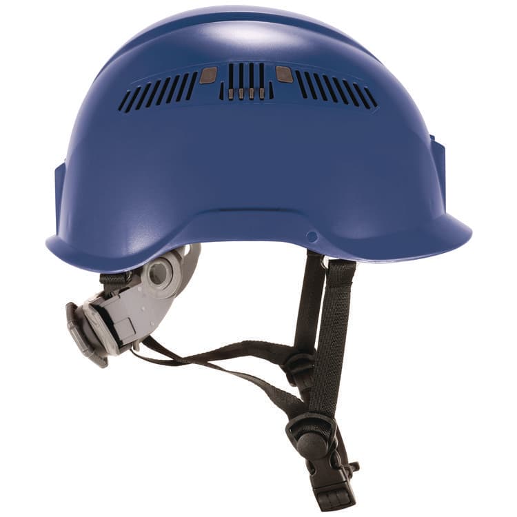 ERGODYNE CORPORATION Skullerz 8977 Class C Safety Helmet with Adjustable Venting, 6-Point Ratchet Suspension, Blue (EGO60269) thumbnail 4