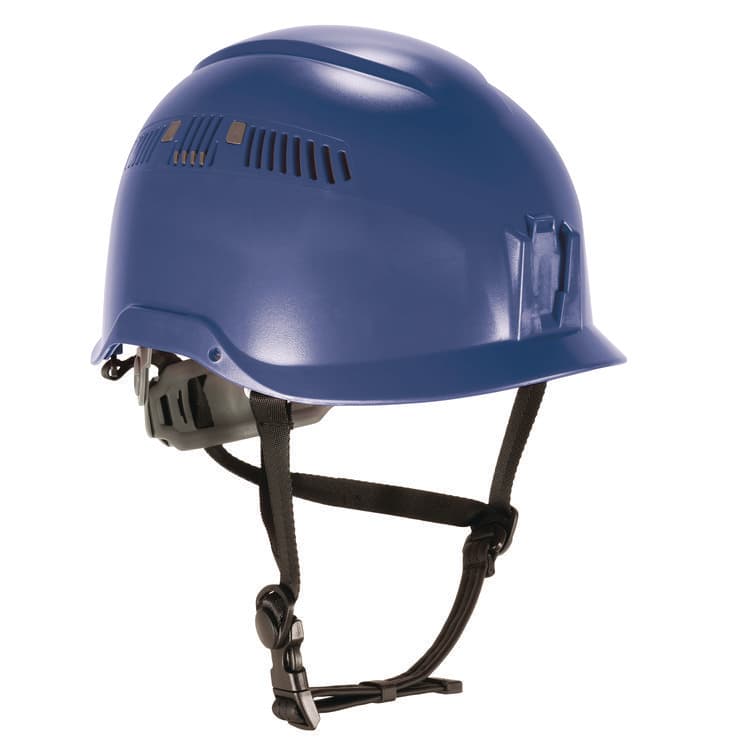 ERGODYNE CORPORATION Skullerz 8977 Class C Safety Helmet with Adjustable Venting, 6-Point Ratchet Suspension, Blue (EGO60269)