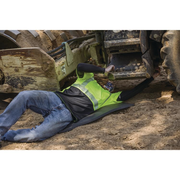 ERGODYNE CORPORATION GloWear 8280BK Class 2 Performance T-Shirt with Black Bottom, X-Small, Lime (EGO22531) thumbnail 4