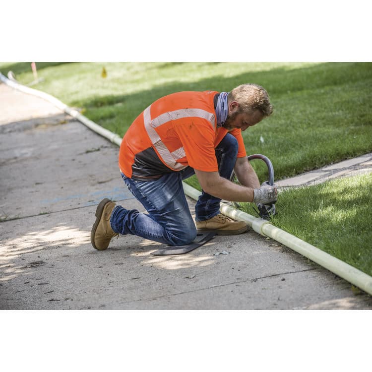 ERGODYNE CORPORATION GloWear 8280BK Class 2 Performance T-Shirt with Black Bottom, 4X-Large Long, Orange (EGO22618) thumbnail 4