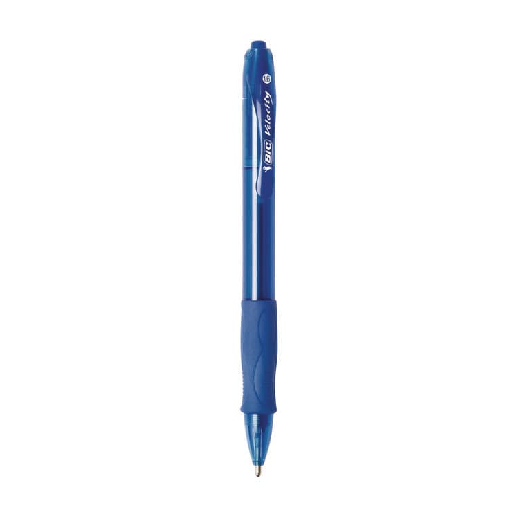 BIC CORP. GLIDE Bold Ballpoint Pen, Retractable, Bold 1.6 mm, Blue Ink, Translucent Blue Barrel, 4/Pack (BICVLGBP41BLU) thumbnail 4