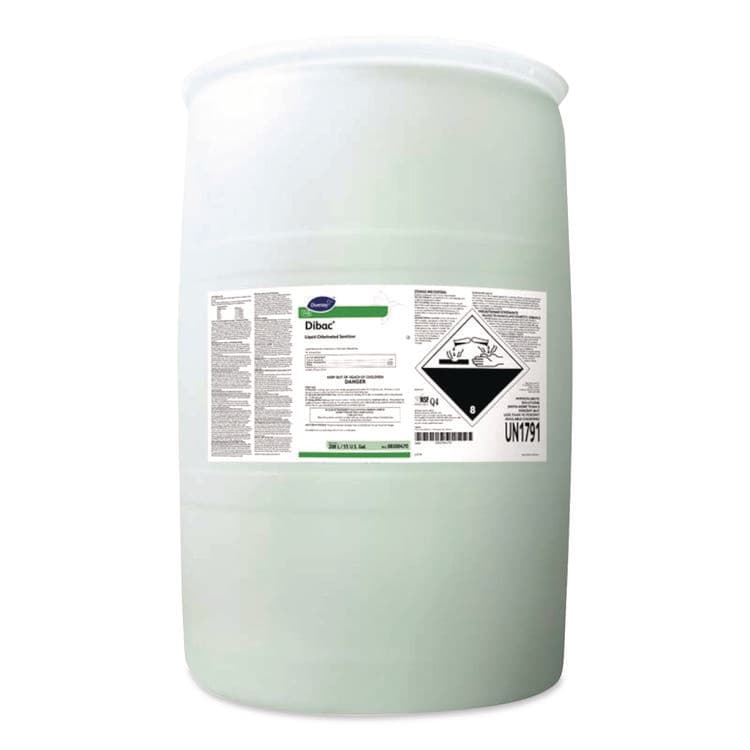 DIVERSEY Dibac, Chlorine Scent, 55 gal Drum (DVO08500470)