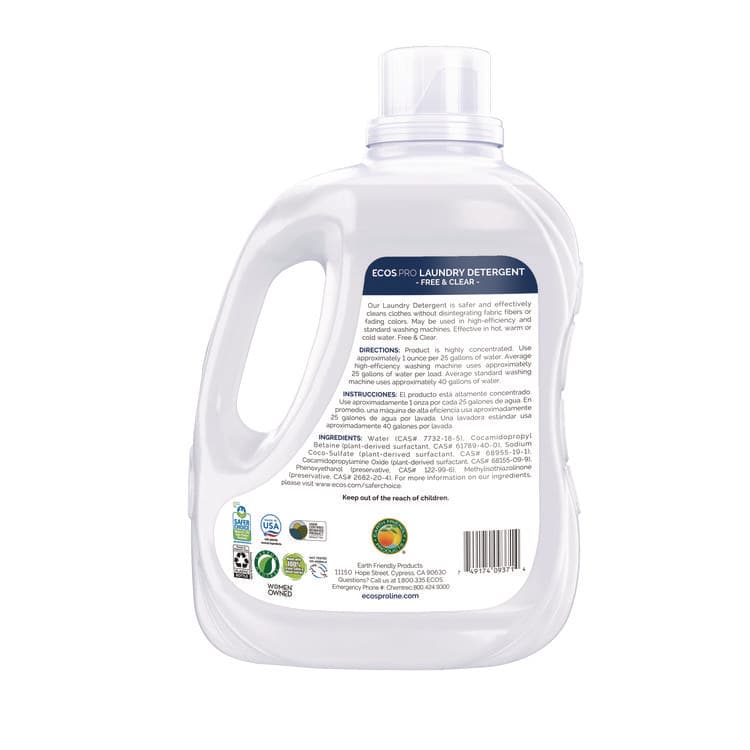 EARTH FRIENDLY PRODUCTS Laundry Detergent Liquid, 170 oz Bottle (EOPPL937102EA) thumbnail 2