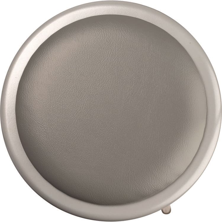 NATIONAL PUBLIC SEATING 6400 Series Heavy Duty Vinyl Padded Stool With Backrest, Supports 500 lb, 30" Seat Height, Gray Seat, Gray Back, Gray Base (NPS6430B) thumbnail 3