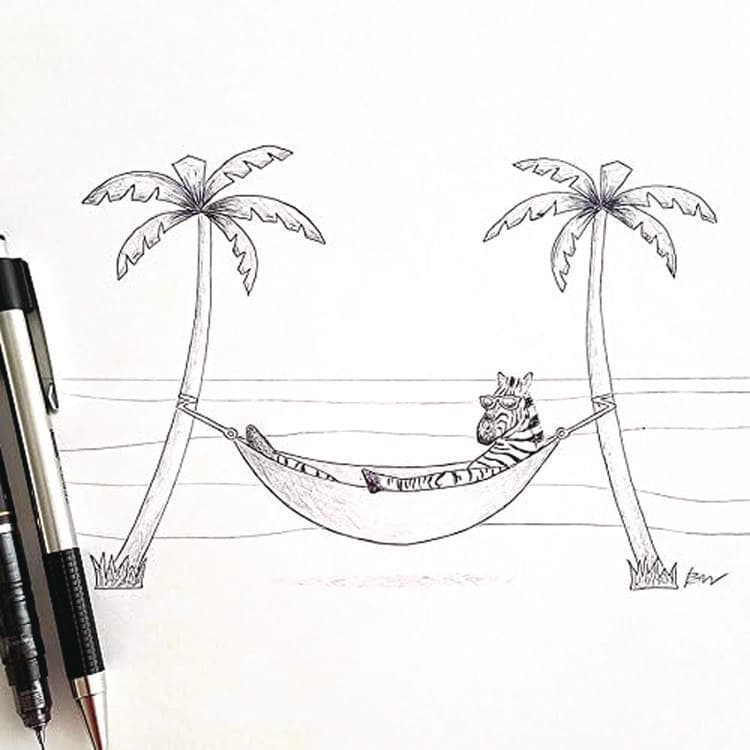 ZEBRA PEN CORP. M-301 Mechanical Pencil, 0.5 mm, HB (#2), Black Lead, Silver/Black Barrel, 2/Pack (ZEB54012) thumbnail 3