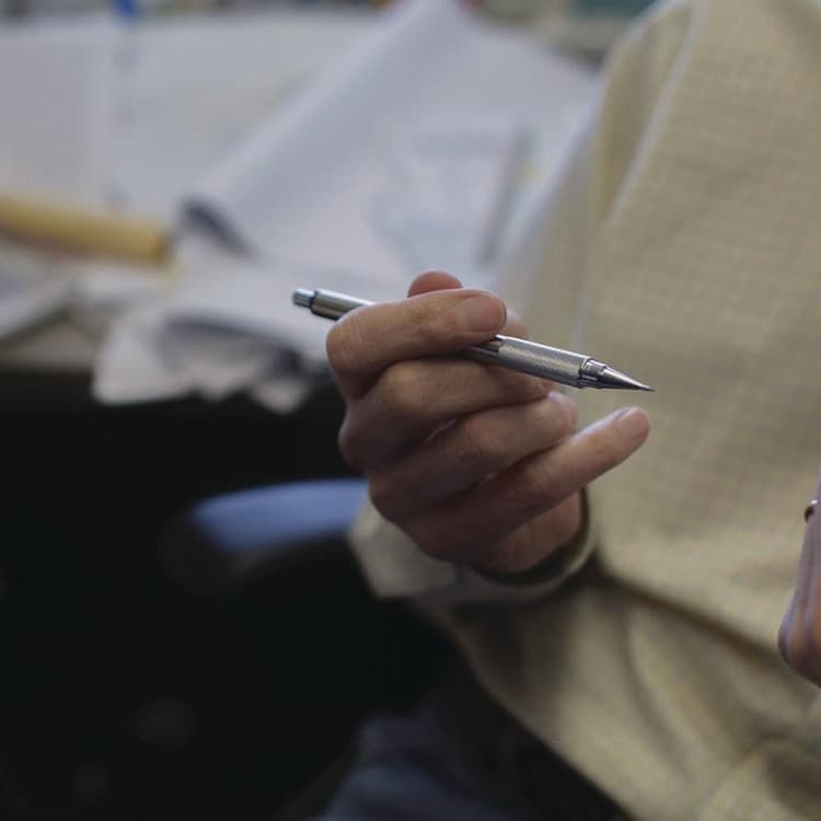 ZEBRA PEN CORP. M-701 Mechanical Pencil, 0.7 mm, F (#2.5), Black Lead, Silver Barrel (ZEB59411) thumbnail 3