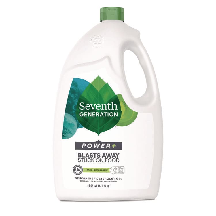 SEVENTH GENERATION Natural Automatic Dishwasher Gel, Ultra Power Plus, Fresh Citrus, 65 oz Bottle (SEV22929) thumbnail 2