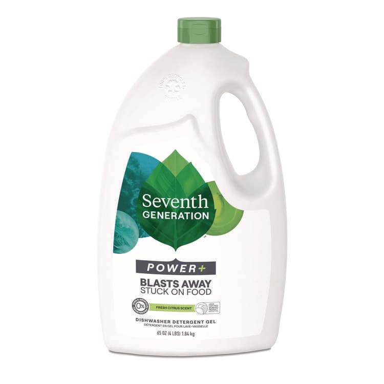 SEVENTH GENERATION Natural Automatic Dishwasher Gel, Ultra Power Plus, Fresh Citrus, 65 oz Bottle (SEV22929)