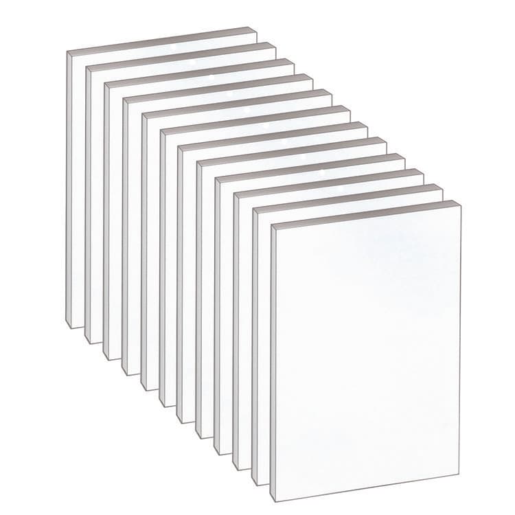 TOPS BUSINESS FORMS Second Nature Recycled Unruled Memo Pads, Unruled, (100) White 4 x 6 Sheets, 12/Pack (TOP74716) thumbnail 3