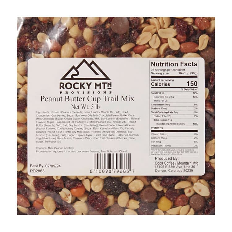 PERFORMANCE FOOD GROUP Peanut Butter Cup Roasted Trail Mix, 80 oz Bag, 4/Carton (MMGCDA79283) thumbnail 3