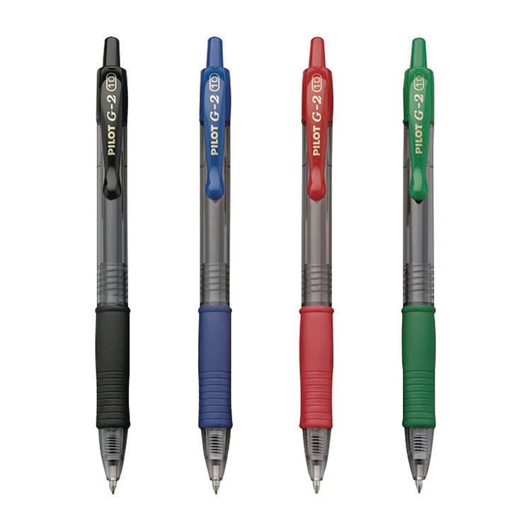 PILOT CORP. OF AMERICA G2 Premium Gel Pen, Retractable, Bold 1 mm, Assorted Ink and Barrel Colors, 4/Pack (PIL31255) thumbnail 2