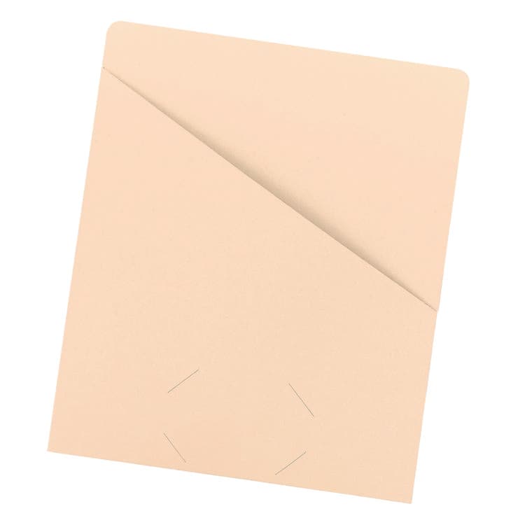 SMEAD MANUFACTURING CO. Organized Up Slash Jackets, Letter Size, Manila, 25/Pack (SMD75430) thumbnail 3