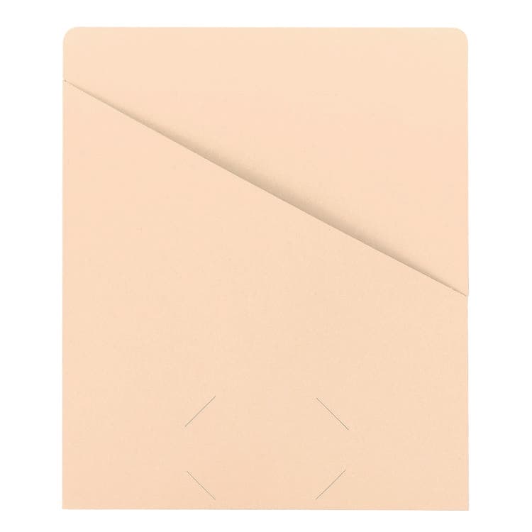 SMEAD MANUFACTURING CO. Organized Up Slash Jackets, Letter Size, Manila, 25/Pack (SMD75430)